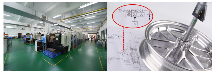 What is the precision of the CNC milling process?