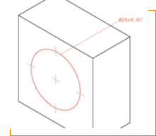 Mark only the required and most important tolerances